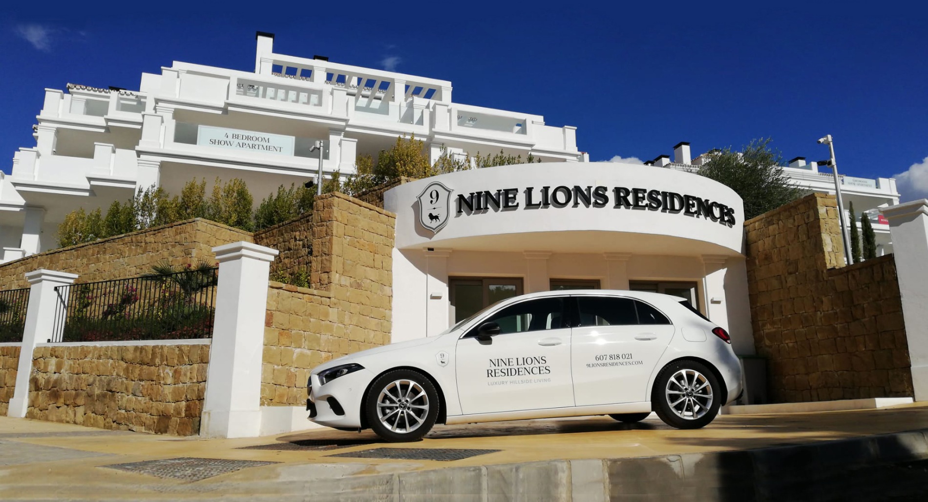 <p>Branded car</p>